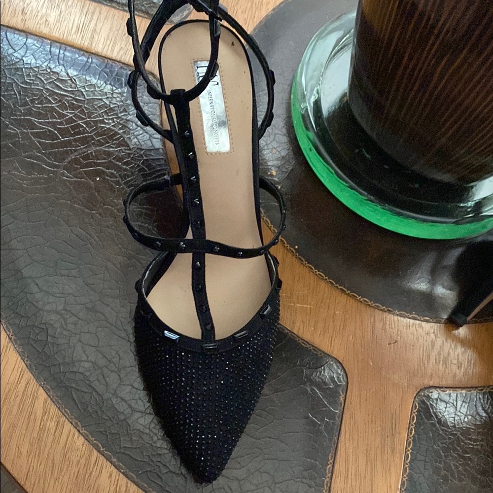 INC International Concepts Black Heels Sophisticated Style